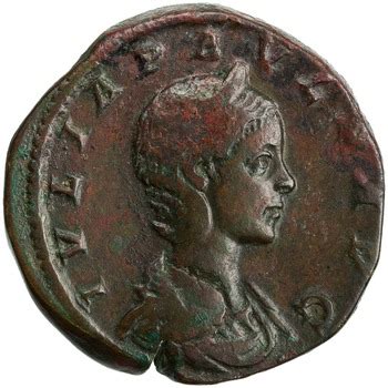 Sestertius Julia Paula CONCORDIA S C Concordia Roman Empire 27