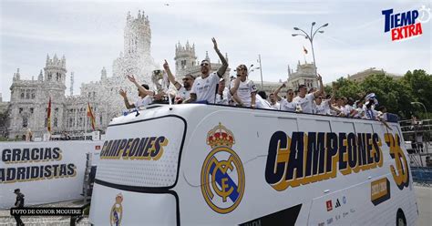 Cifras Oficiales De La Visita Del Real Madrid A Cibeles Tiempo Extra