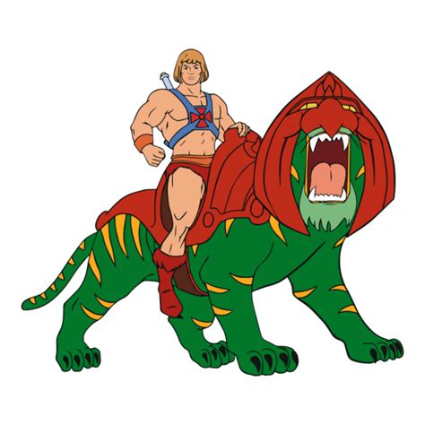 Masters of the Universe: He-man & Battle Cat Logo PNG Vector (SVG) Free ...