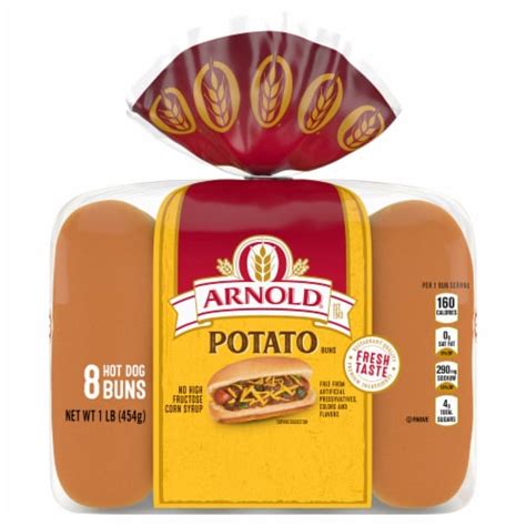 Arnold Potato Buns 8 Pc 16 Oz Harris Teeter