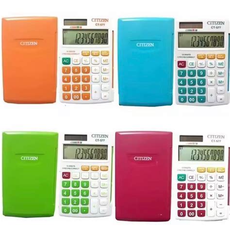 Jual Kalkulator Ct 577 222N 12 Digit Warna Citizen Shopee Indonesia