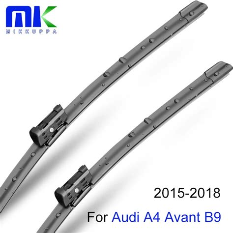 Mikkuppa Front And Rear Wiper Blades For Audi A4 Avant B9 2015 2016