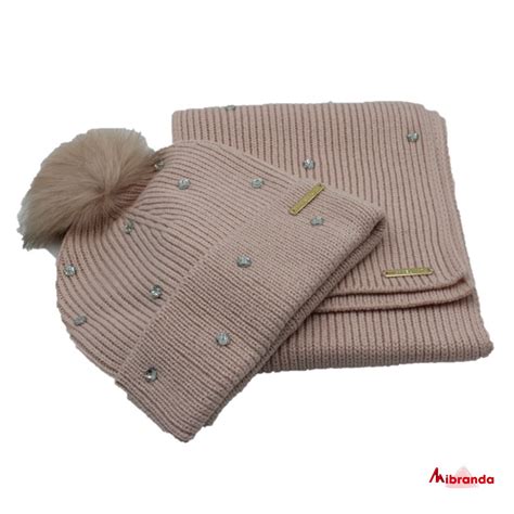 Bufanda Y Gorro Powder Blush De Michael Kors Mibranda