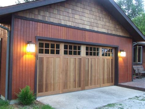 Simple Faux Wood Garage Doors — Randolph Indoor and Outdoor Design