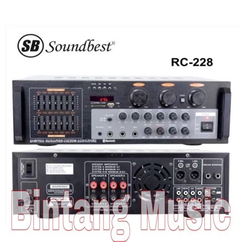 Jual Power Amplifier Soundbest Rc Original Rc Soundbest Rc