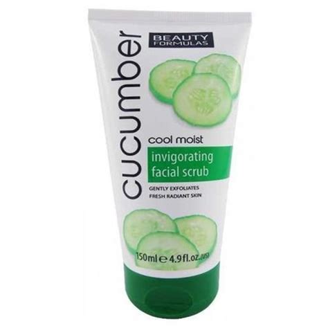 Beauty Formulas Cool Moist Cucumber Invigorating Facial Scrub Ml