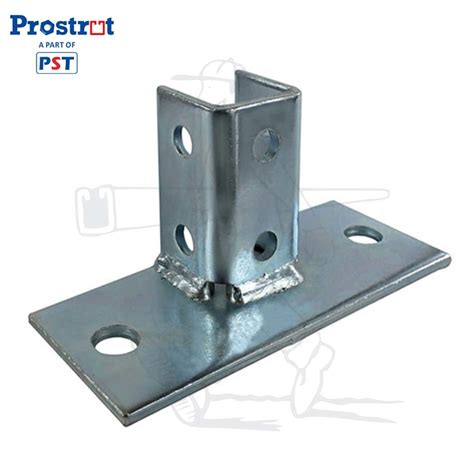 Pst Hole Post Base Strut Fitting Galvanized Post Bracket Post Base