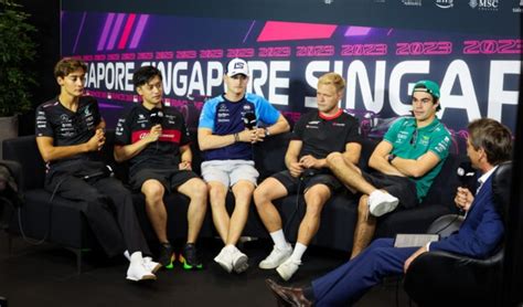 Drivers Press Conference 2023 Singapore F1 Grand Prix