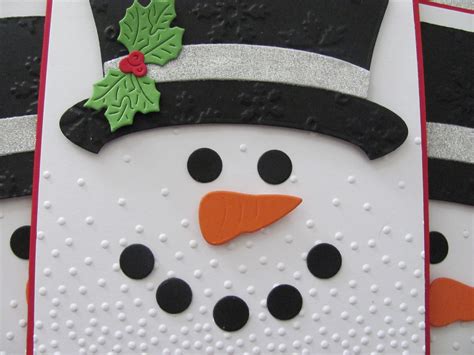 Christmas Cards Snowman Cards Snowman Card Set Greeting - Etsy