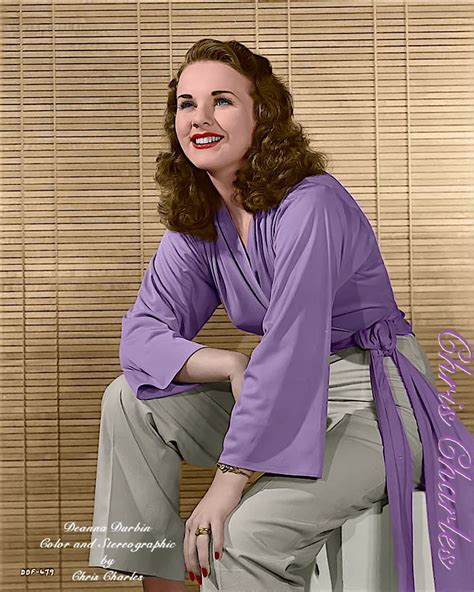 Deanna Durbin Color Conversion In 32 Bit Stereographic By Chris Charles