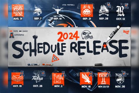 Utsa Football Schedule 2024 - Edythe Selinda