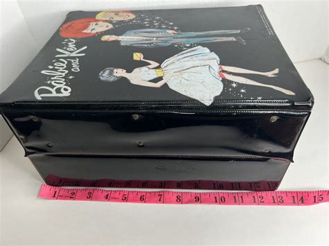 Vintage Barbie Ken Doll Case Trunk Mattel Rare Canadian Issued