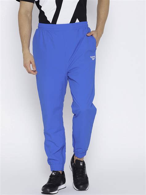 Buy Reebok Classic Men Blue Solid Lf Joggers Track Pants For Men 7244429 Myntra