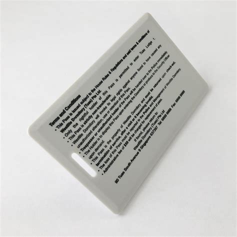 1 8mm Thickness 125kHz Em Marine Tk4100 RFID Mango Thick Proximity Card