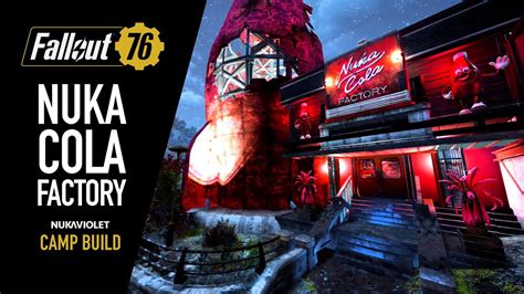 Fallout 76 Camp Build Nuka Cola Factory Youtube