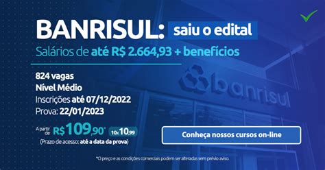 Concurso Banrisul Saiu O Edital Para O Cargo De Escritur Rio