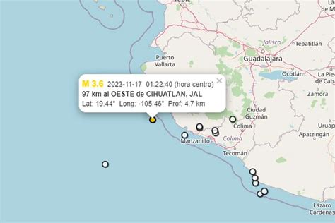 Temblor Hoy En México Se Registró Sismo De Magnitud 4 0 En Guadalupe