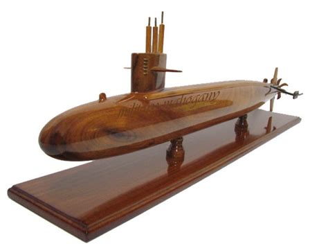 Ssn 637 Sturgeon Class Military Mahogany