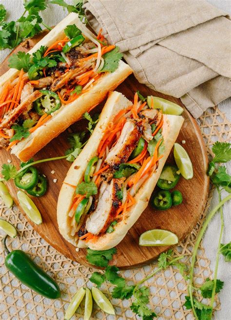 Lemongrass Chicken Banh Mi Recipe The Woks Of Life Banh Mi Chicken