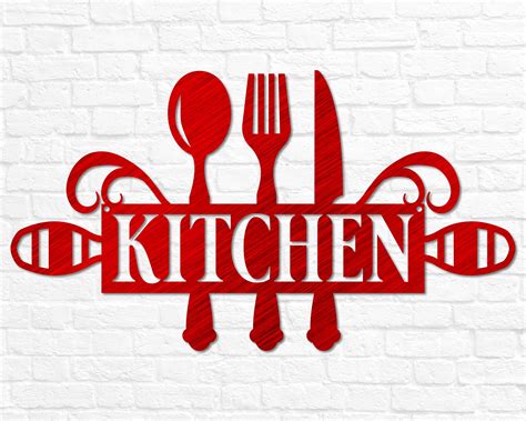 Metal Kitchen Sign Decor Kitchen Wall Decor Kitchen Wall Art Etsy