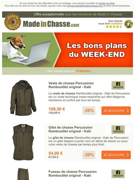 Madeinchasse 20 Sur La Gamme PERCUSSION Rambouillet Milled