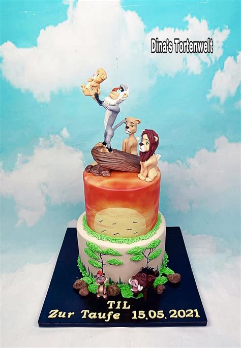 The Lion King Decorated Cake By Dina S Tortenwelt Cakesdecor