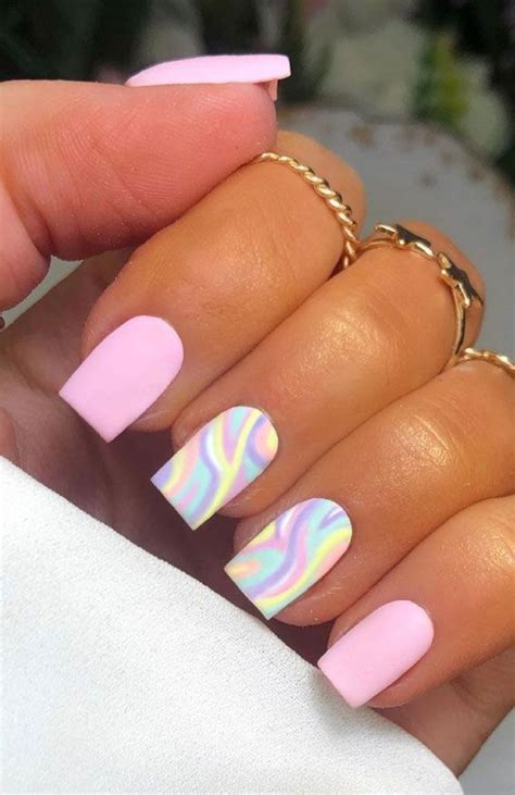 The Prettiest Summer Nail Designs We Ve Saved Swirl Unicorn Colour