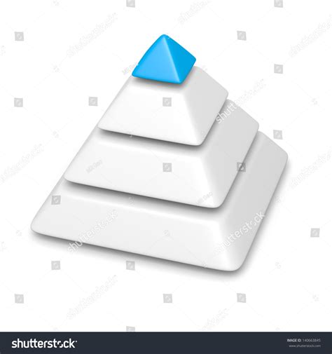 Blank Pyramid 4 Levels Stack Completed Stock Illustration 140663845 Shutterstock