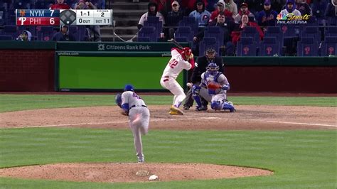 Edwin Diaz Called Strike To Bryce Harper 04 15 2019 MLB