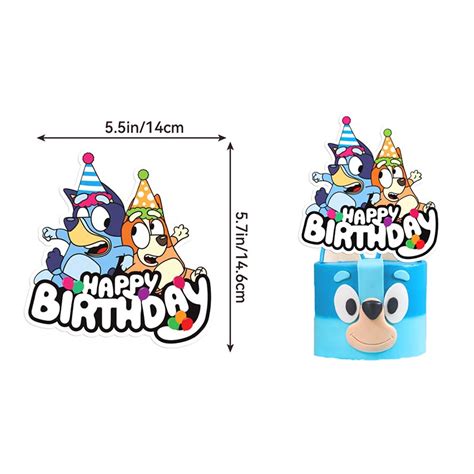 Bluey Party Theme Birthday Ceiling Hanging Swirl Decoration Balloons4you New Zealand Party