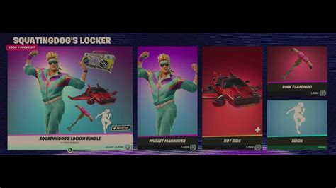 Squatingdogs Locker Fortnite New Live Item Shop Update Refresh January