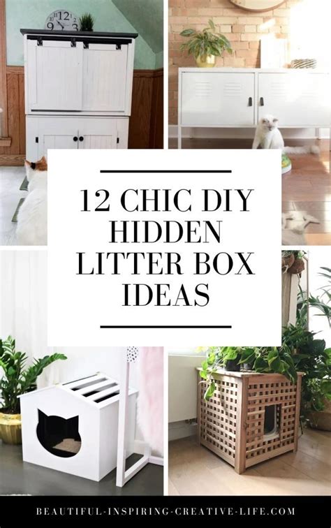 12 Stylish Diy Cat Litter Box Enclosures And Hidden Litter Box Ideas