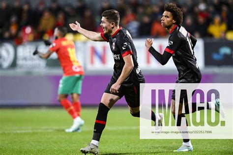 Antwerp S Arbnor Muja Celebrates After Scoring During A Soccer Match