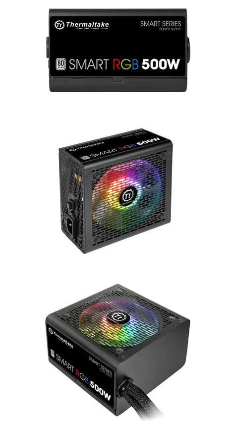 Buy Thermaltake Smart RGB 500W Power Supply PS SPR 0500NHSAWA 1 PC