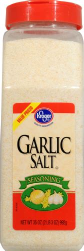 Kroger Garlic Salt 35 OZ Kroger