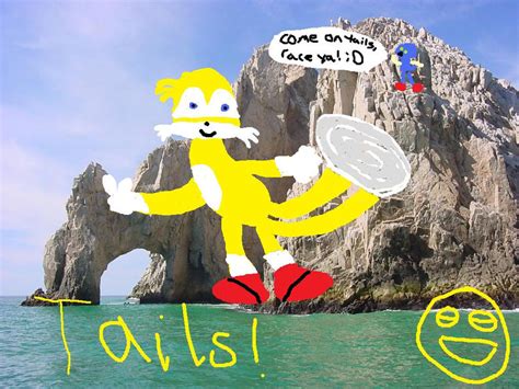 tails flying by sonicthehedgehogart on DeviantArt