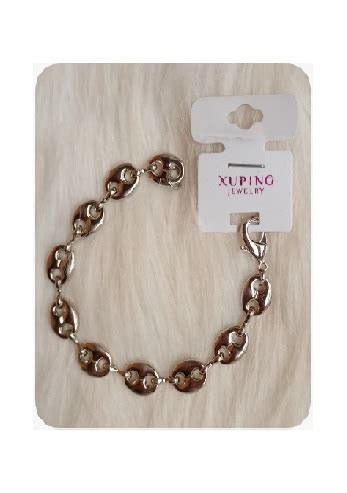 Pulsera 10 Calabrotes bañada en oro blanco PROMOTODO GT