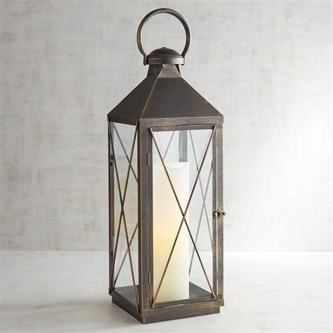 Bennett Large Black Metal Lantern Metal Lanterns Tall Lanterns Iron Lanterns