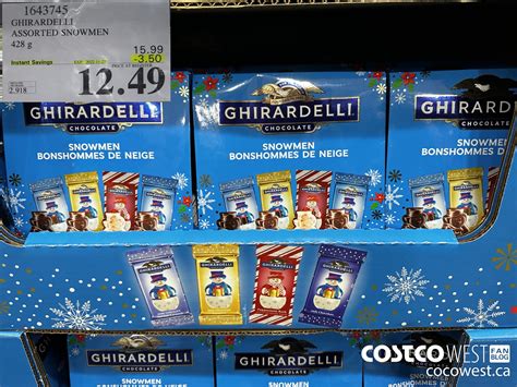 Costco Ghirardelli Chocolate Snowmen Review Costcuisine