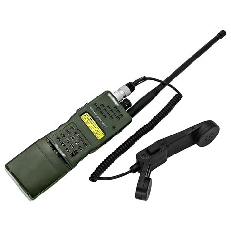 H Handheld Speaker Microphone Pin Ptt Prc Ptt For Tactical An