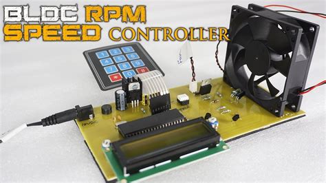 Rpm Display For Bldc Motor With Speed Controller Electronics Projects Youtube