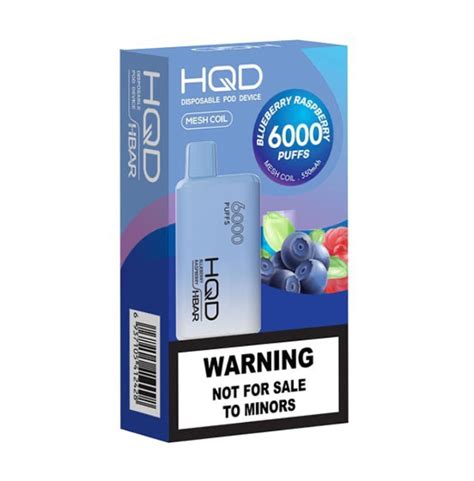 Hqd 6000 Puffs Descartables Hbar Mesh Coils Vapordevoto