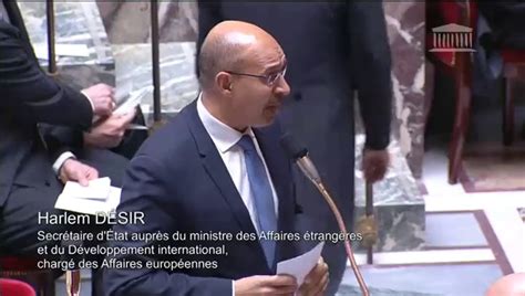 H Désir répond à une QAG de Stéphane Claireaux sur l instauration d un