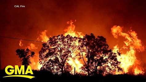 Park Fire Now One Of The Largest Wildfires In California History Youtube