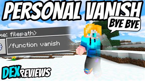 Vanishing Addon For Minecraft Bedrock Dex Review Youtube