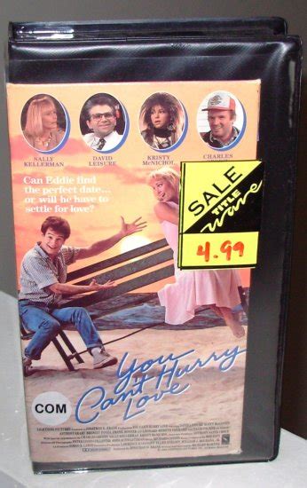 You Cant Hurry Love Vhs Movie Starring David Packer David Leisure