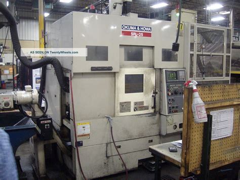 Okuma And Howa Spl 25 Cnc Twin Turret Lathe Auto Gantry Loader