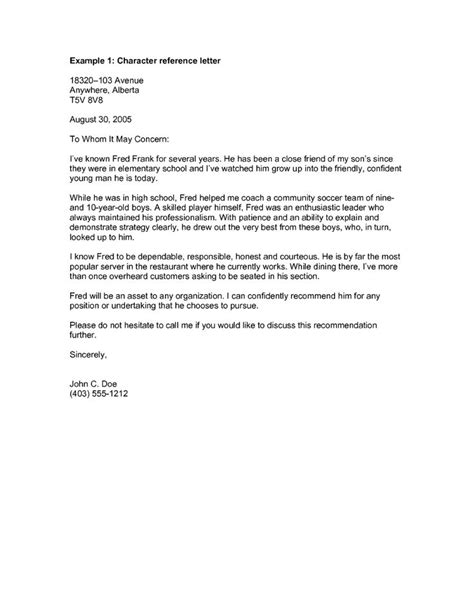 Free Printable Letter Of Recommendation Template with regard to Letter … | Personal reference ...