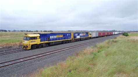 Pacific National Am Intermodal Container Freight Train