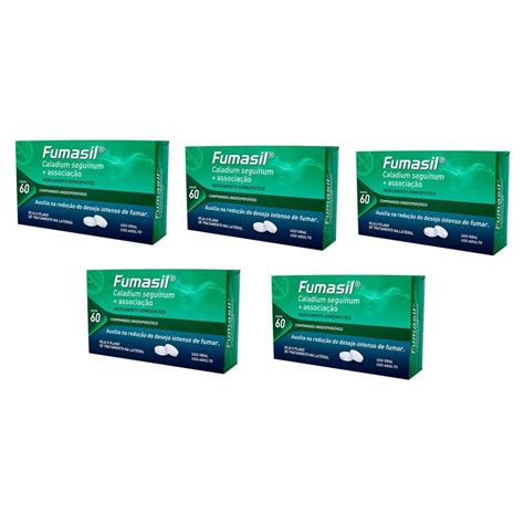 Kit Fumasil 300mg Tratamento Completo 5 Caixas AUXILIO PARA PARAR DE